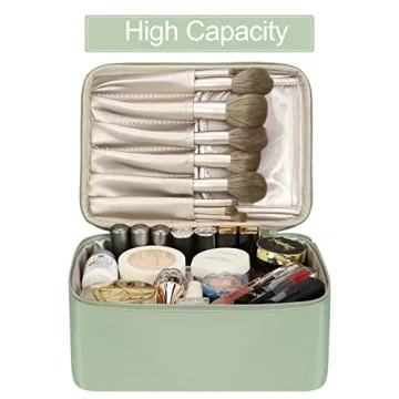 Pocmimut Makeup Bag - Stylish Cosmetic Organizer for Women