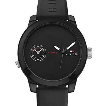 Tommy Hilfiger Men's 1791326 Analog Display Quartz Black Watch