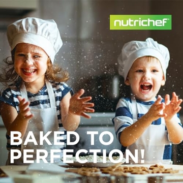NutriChef 3-Piece Nonstick Baking Pans Set