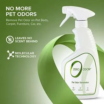 Zero Odor - Pet Odor Eliminator for Strong Odor, Eliminate Air & Surface Odors – Patented Molecula...