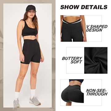 Crossover Biker Shorts - Comfortable and Stylish Activewear