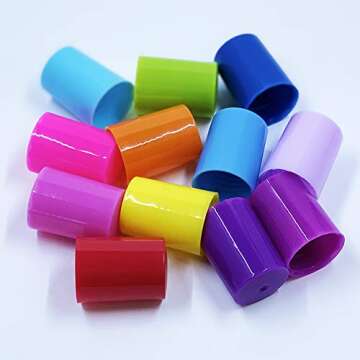 Stylish 12-Pack Glass Roller Bottles for Essential Oils