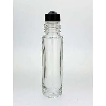 Stylish 12-Pack Glass Roller Bottles for Essential Oils