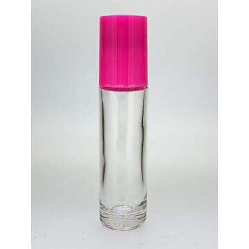 Stylish 12-Pack Glass Roller Bottles for Essential Oils