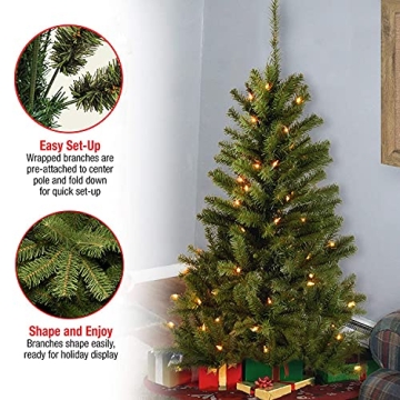 National Tree Company 4ft Pre-Lit Christmas Tree