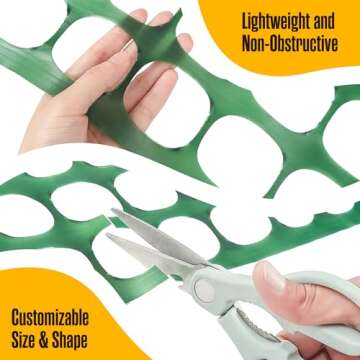 Lightweight Green Mesh Temporary Fence - 100 Feet Roll