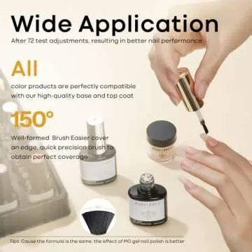 Modelones Gel Top Coat & Base with Cuticle Oil Set