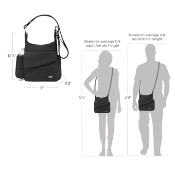 Travelon Anti-Theft Classic Messenger Bag - Secure & Stylish