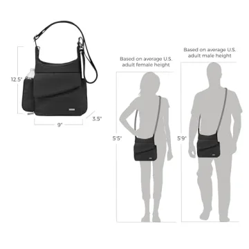 Travelon Anti-Theft Classic Messenger Bag - Secure & Stylish