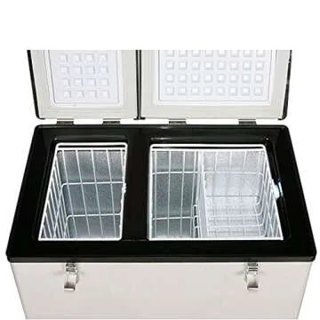 Whynter 62 Qt. Portable Refrigerator / Portable Freezer for Travel - Chest Freezer / Fridge for Car,...