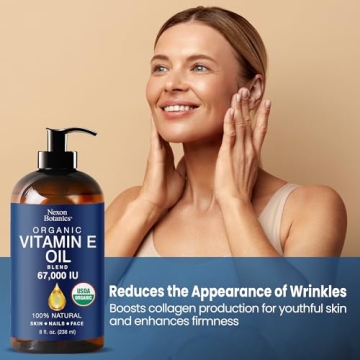 Organic Vitamin E Oil Blend - 100% Pure Skincare Solution