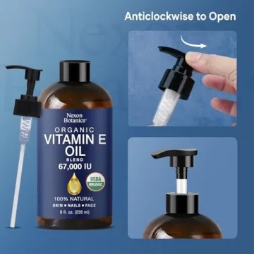 Organic Vitamin E Oil Blend - 100% Pure Skincare Solution