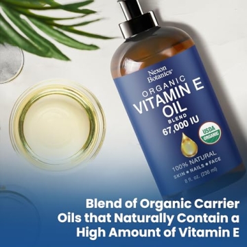 Organic Vitamin E Oil Blend - 100% Pure Skincare Solution