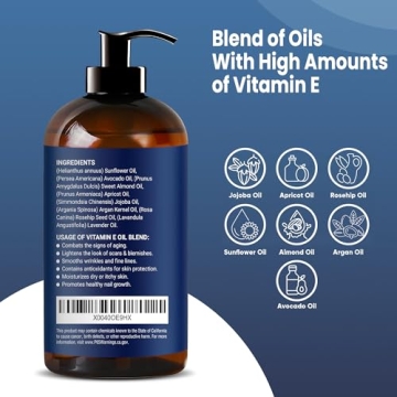 Organic Vitamin E Oil Blend - 100% Pure Skincare Solution