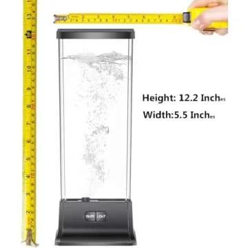 COLORLIFE Cool Jellyfish lamp Sensory Synthetic Realistic Jelly Fish Tank Aquarium Mood Lamp for Hom...