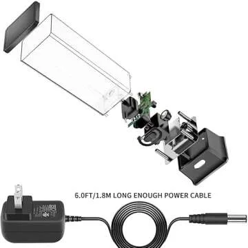 COLORLIFE Cool Jellyfish lamp Sensory Synthetic Realistic Jelly Fish Tank Aquarium Mood Lamp for Home Office Decor Gifts for Kids Women Men Birthday Christmas Holiday Presents