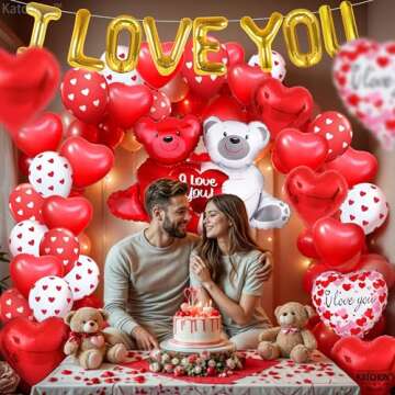 KatchOn I Love You Balloons Set Perfect for Romantic Gestures