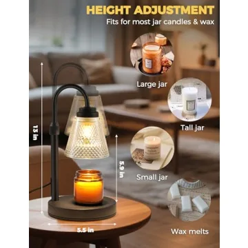 QUTADI Candle Warmer Lamp with Timer & Dimmer Gifts for All
