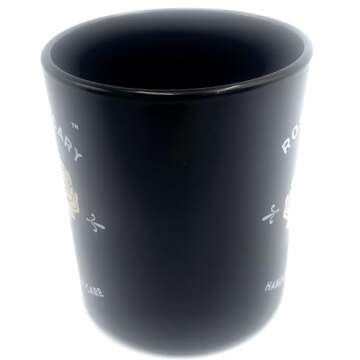 Silver Buffalo Schitt's Creek Rose Apothecary Ceramic Mug - David Rose - 17 Ounces, Black/Gold