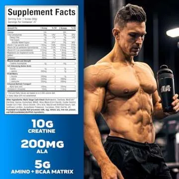 Creatine Monohydrate Powder MuscleTech Cell-Tech Creatine Post Workout Recovery Drink Muscle Builder For Men & Women Muscle Building Supplements Fruit Punch, 3 lbs (27 Serv)