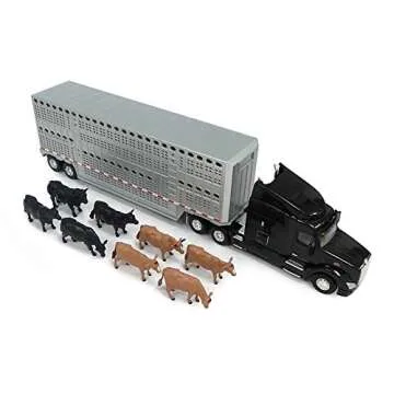 ERTL 1/32 Semi Truck with Cattle Trailer & Animals