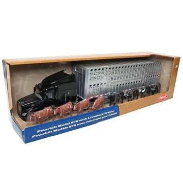 ERTL 1/32 Semi Truck with Cattle Trailer & Animals