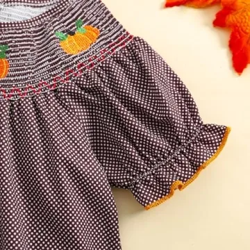 Adorable Toddler Halloween Romper for Baby Girls