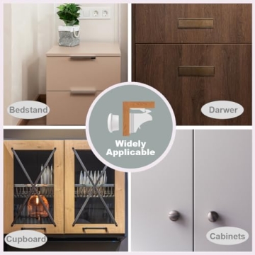 Magnetic Drawer Locks - Child Safety Cabinet Locks
