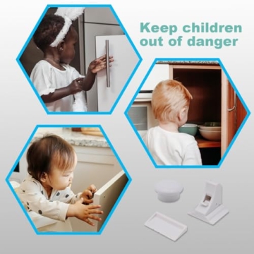 Magnetic Drawer Locks - Child Safety Cabinet Locks