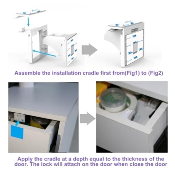 Magnetic Drawer Locks - Child Safety Cabinet Locks