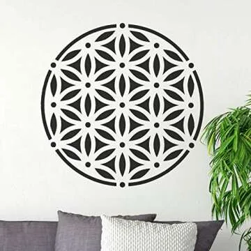 Sacred Flower of Life Stencil for Creative Projects