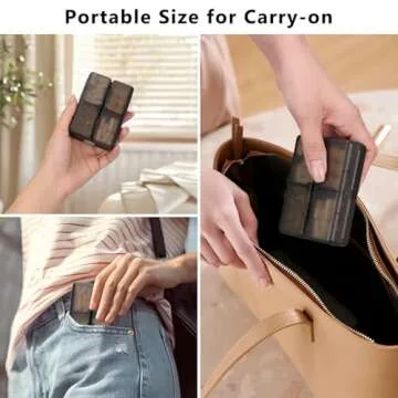 FYY Daily Pill Organizer - Portable 7 Compartments for Health