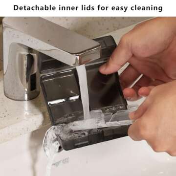 FYY Daily Pill Organizer - Portable 7 Compartments for Health