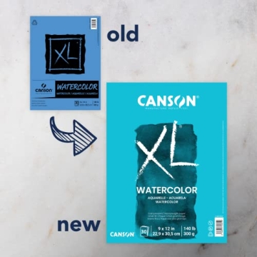 Canson XL Watercolor Pad - Heavyweight White Paper 9x12