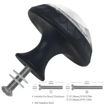 Black Skull with Gold Rose 4Pack of Kitchen Cabinet Knobs Pulls Round Dresser Drawer Handle Hardware