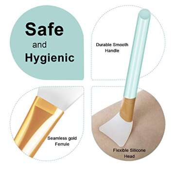 Silicone Face Mask Brush Set - 4 PCS HOFASON Applicators