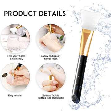 Silicone Face Mask Brush Set - 4 PCS HOFASON Applicators