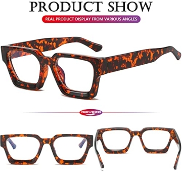 AIEYEZO Trendy Blue Light Glasses for Men and Women