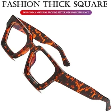 AIEYEZO Trendy Blue Light Glasses for Men and Women