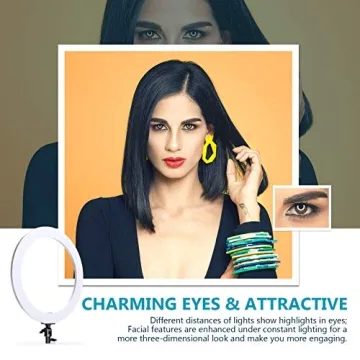 Neewer 18-inch Ring Light Kit for Makeup and Video Shooting