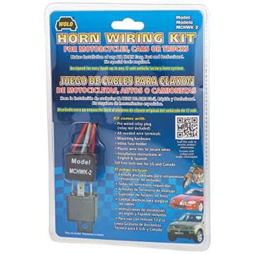 Wolo (MCHWK-2) Air Horn Wiring Kit