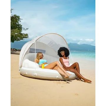 INTEX Canopy Island Inflatable Pool Float with Sunshade