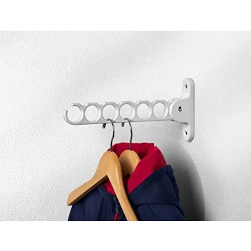 Spectrum 35000 Wall Mount Hanger Holder for Efficient Closet Organization