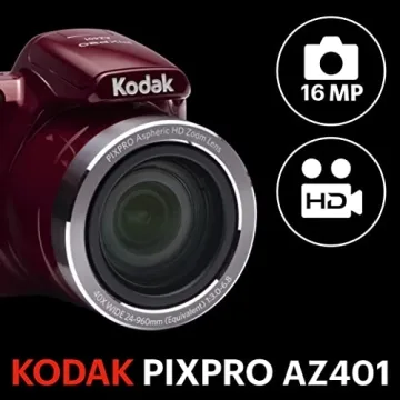 Kodak AZ401RD Digital Camera with 40x Zoom