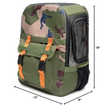 ROVERLUND Airline Pet Backpack Laptop Storage Travel