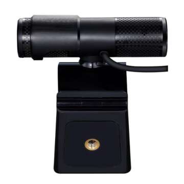 AVerMedia Live Streamer Cam 313 - Full HD 1080P Webcam with Privacy Shutter, Dual Microphone, 360 De...