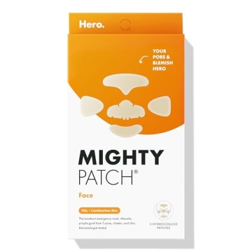 Mighty Patch Face - XL Hydrocolloid Acne Mask for Rapid Relief