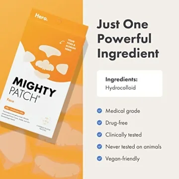 Mighty Patch Face - XL Hydrocolloid Acne Mask for Rapid Relief