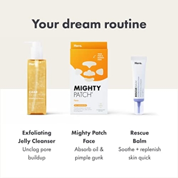 Mighty Patch Face - XL Hydrocolloid Acne Mask for Rapid Relief