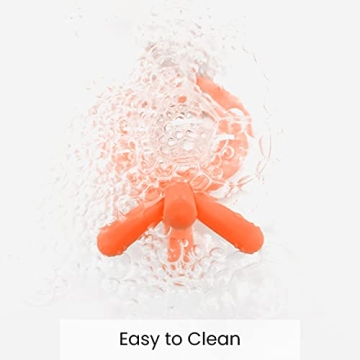 Comotomo Silicone Baby Teether Orange - Perfect for Infants